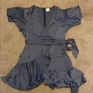 Navy blue mini dress